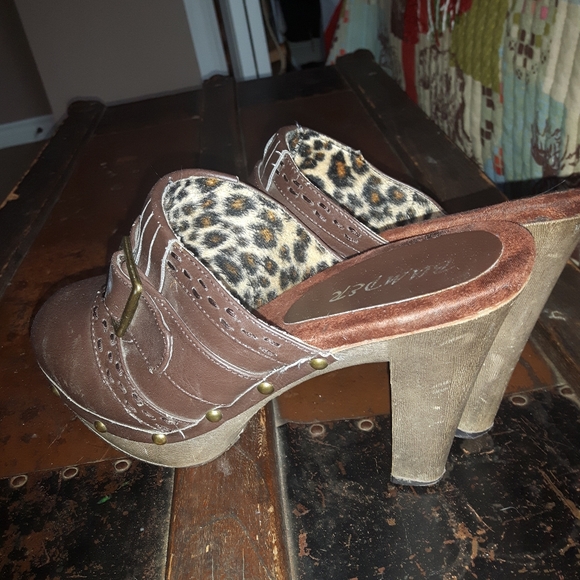Women's high heel clogs - Picture 4 of 6